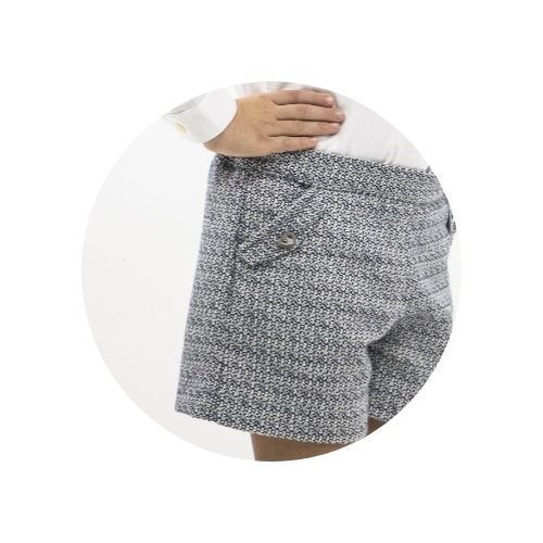 05 shorts tweed bolso coracoes