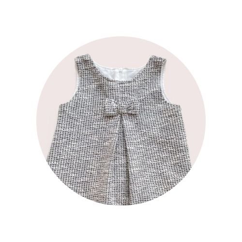 12 jumper infantil listrado martingale madreperola cinza