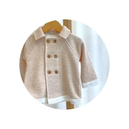 02 casaco bebe carneirinho gola bege
