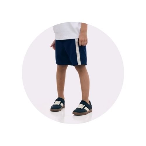 01 boardshorts infantil tactel azul