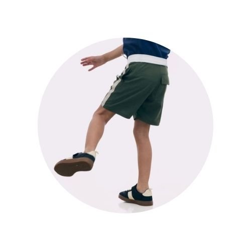 03 boardshorts infantil tactel azul