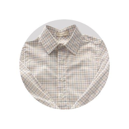 04 camisa manga longa tricoline xadrez branco