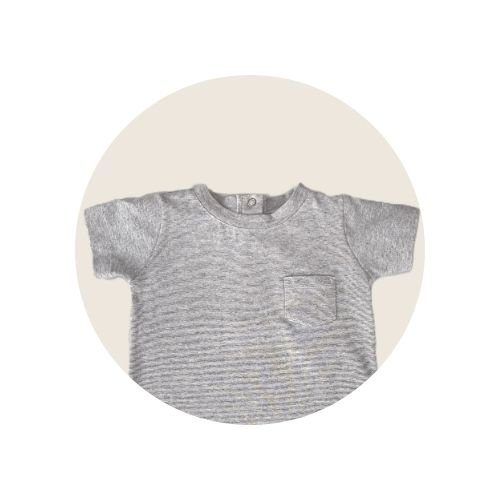 11 body bebe camiseta mg curta bolso azul