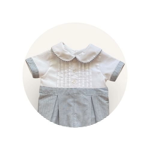 04 macaquinho bebe pala fustao listras azul